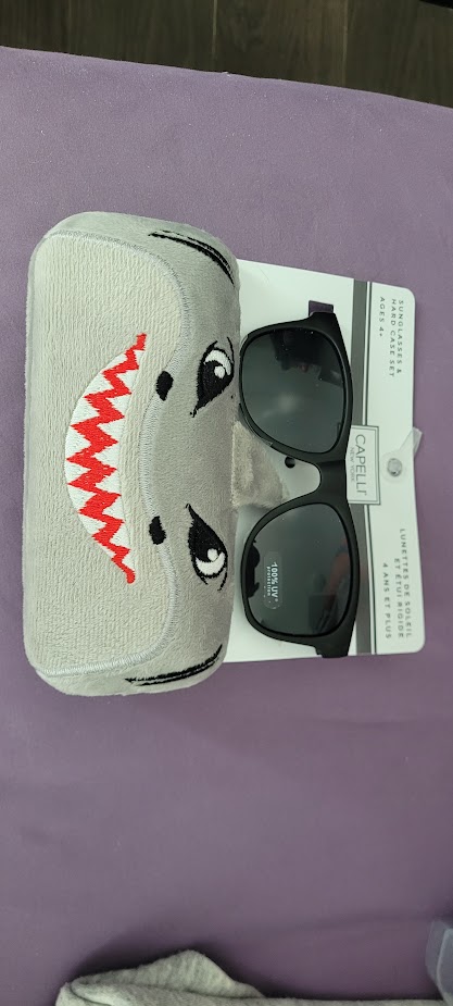 Capelli Sunglasses and Case Set - Shark