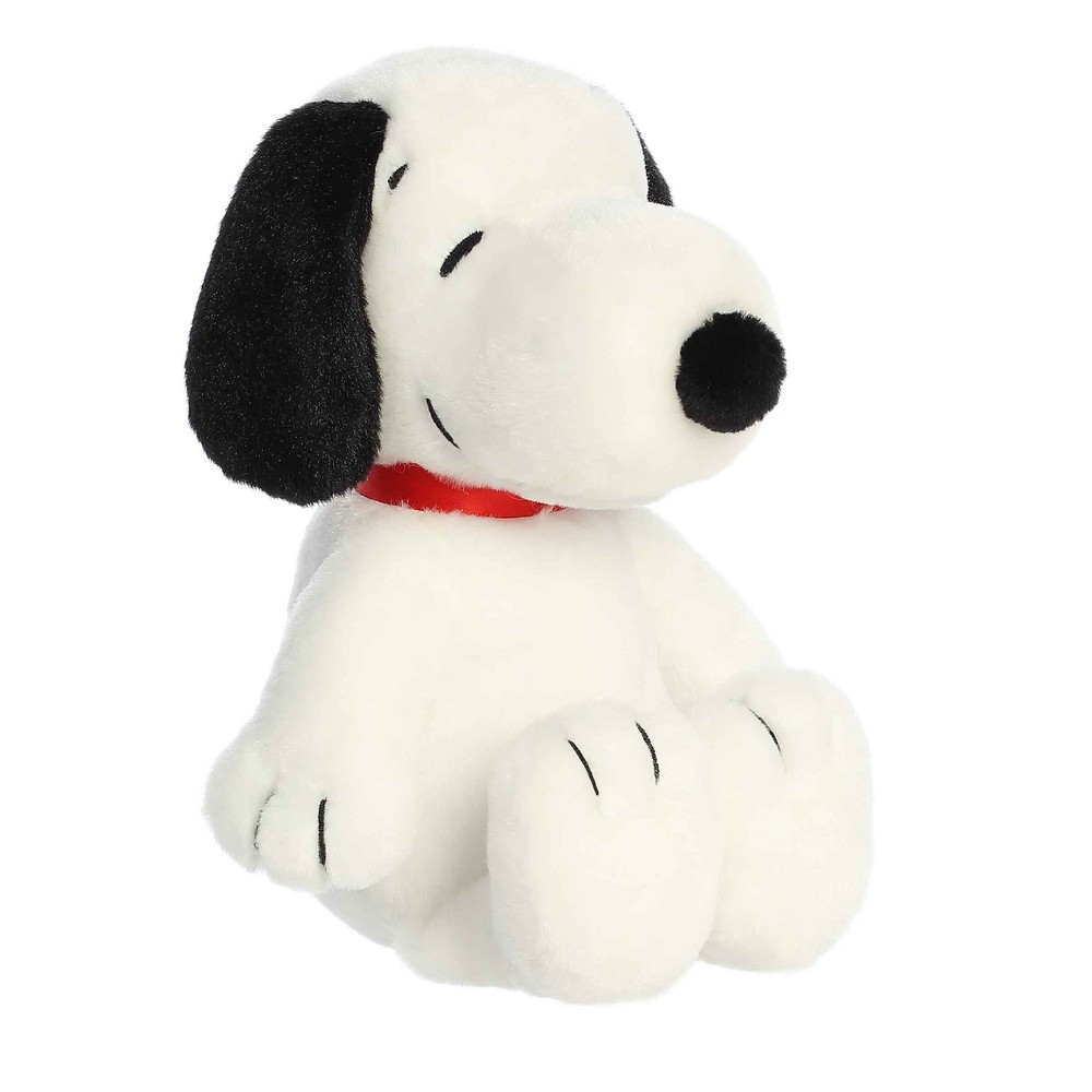 Aurora Small Floppy Snoopy Peanuts Adorable Stuffed Animal White 9"