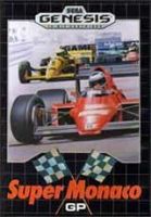 Super Monaco Gp Sega Genesis Ntsc Replacement Box Art Case Insert Cover Scan