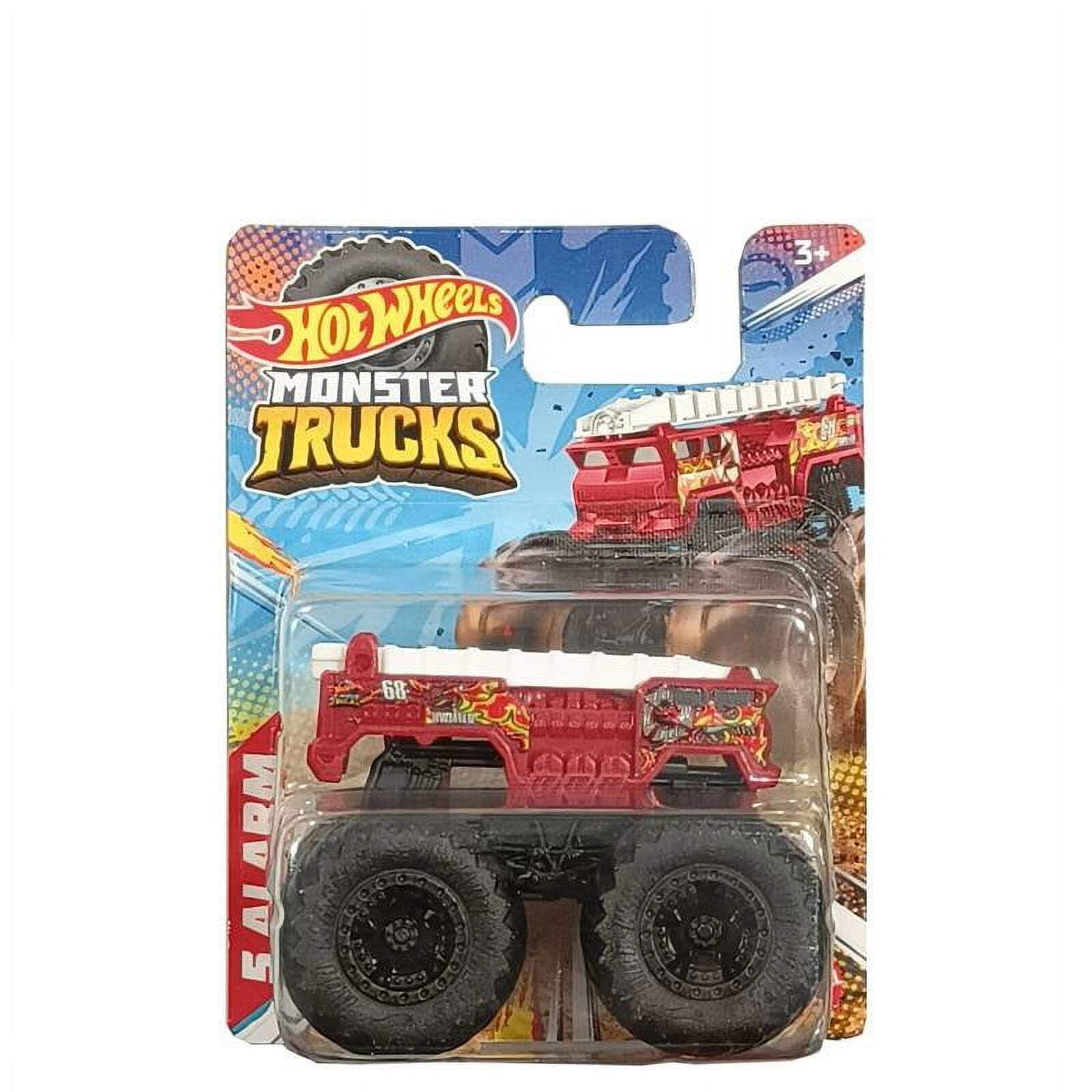 Hot Wheels Mini Monster Trucks 5 Alarm Fire Truck Mattel 2022 1/64