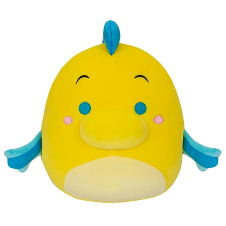 Squishmallows Disney 8 inch Flounder The Little Mermaid - Ultra Soft Plush Toy