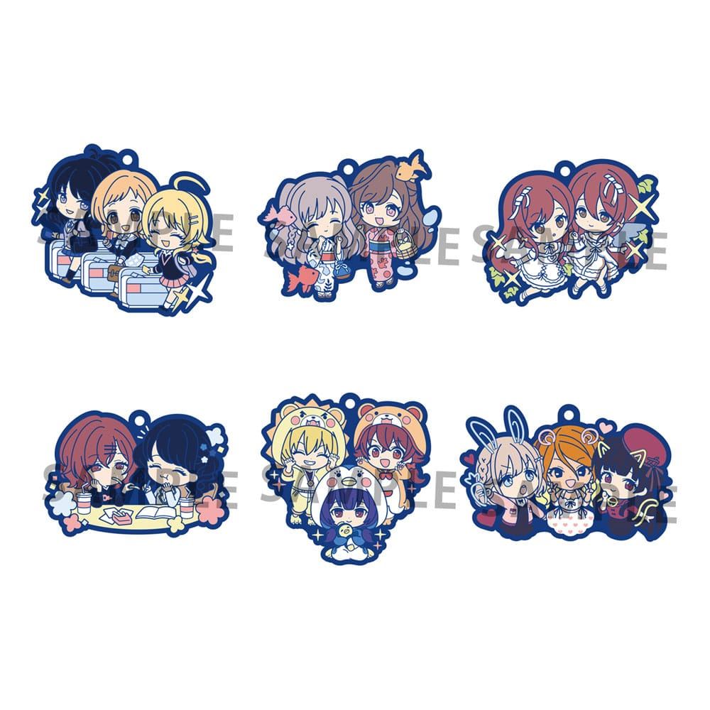 Megahouse The Idolmaster Shiny Colors Rubber Charms 6cm Assortment (6)