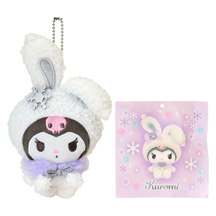 Sanrio Kuromi Ramune And Mascot Holder Snow Rabbit Christmas Gift