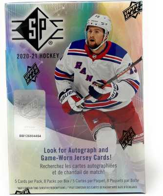 2020/21 Upper Deck Sp Hockey Factory Sealed 8 Pack Blaster Box