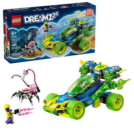 LEGO DREAMZzz Mateo and the Z-Blob Action Race Car Toy - Building Toy for Kids  Boys and Girls  Ages 8+ - Fantasy Toy Car for Pretend Play - Gift Idea for Birthdays - 71491