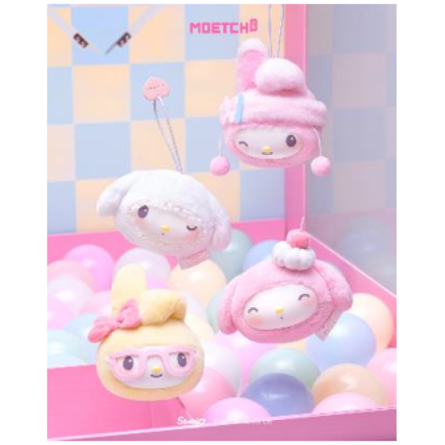 商品分類 Moetch盲盒 My Melody乖萌小兔系列搪膠毛絨 (6977260779141)