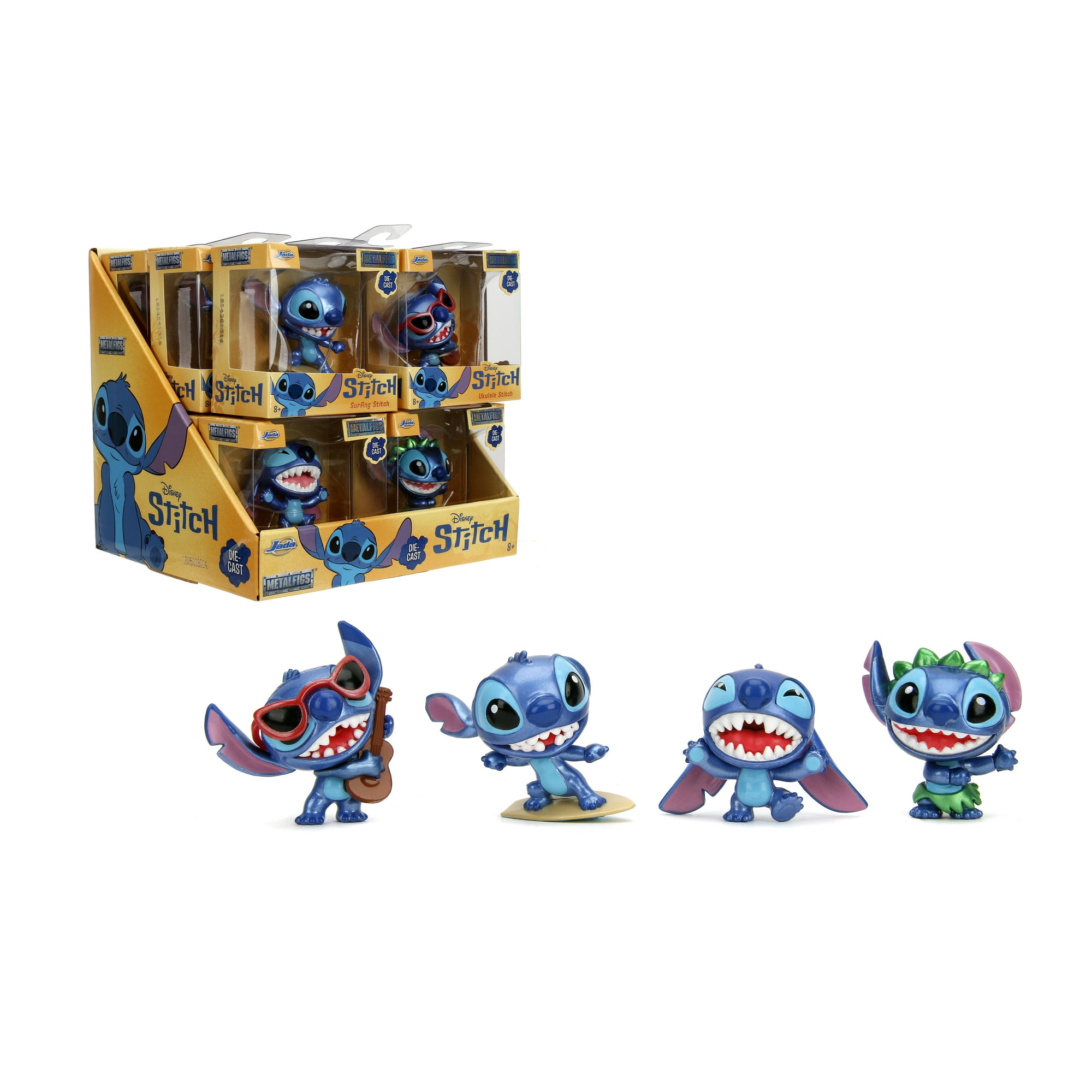 Disney Stitch Metalfigs Single Pack - Die-Cast Figures By Jada Toys, 2.5" Scale Figurines
