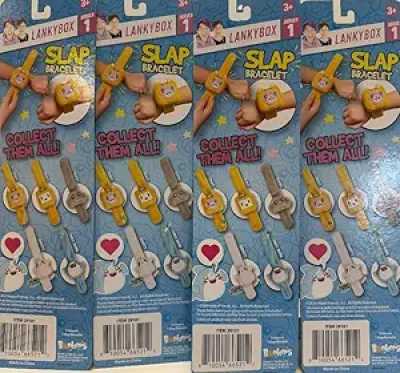 Lankybox Series 1 Plush Toy Slap Bracelet Case Of 4 Characters