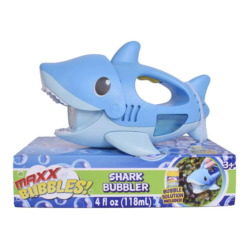 Maxx Bubbles Handheld Shark Bubbler, Multi