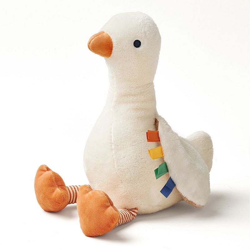 Itzy Ritzy Sweetie Snuggles Plush Stuffed Animal - Goose: 10.75" Farm Animal Toy