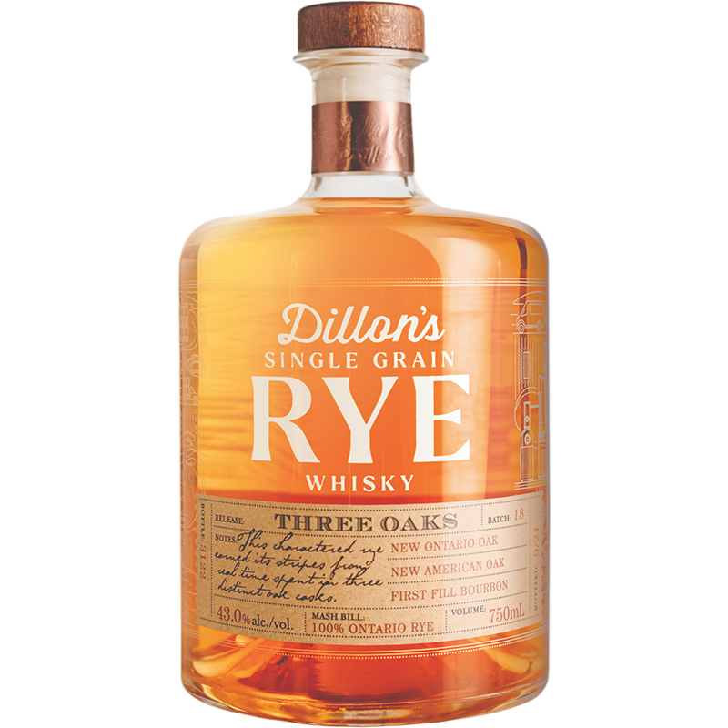 Dillon's Rye Whisky Three Oaks